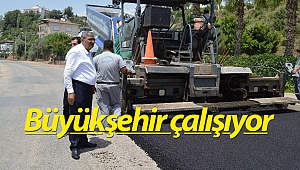 Kumluca Kasapçayırı'na sıcak asfalt
