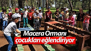 Macera Ormanı çocukları eğlendiriyor