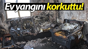Manavgat'ta ev yangını korkuttu! (Videolu)
