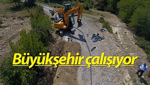 Manavgat'ta içme suyu hatları yenileniyor