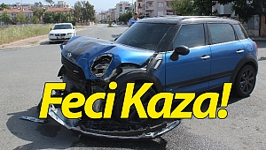 Manavgat'ta trafik kazası: 2 yaralı!