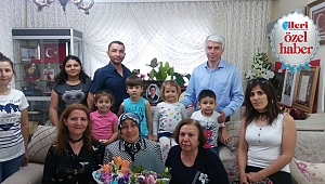 Miniklerden şehide ziyaret