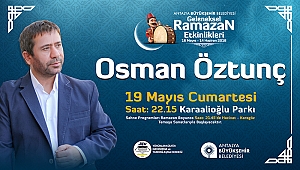Osman Öztunç Antalyalılarla buluşuyor