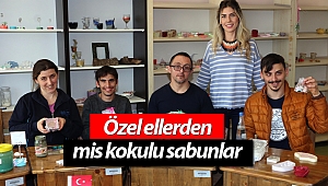 Özel ellerden mis kokulu sabunlar