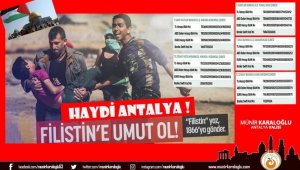Vali Karaloğlu'ndan Filistin'e "Destek" çağrısı