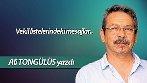 Vekil listelerindeki mesajlar..