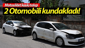 Alanya'da 2 otomobili kundakladı, güvenlik kamerasına yakalandı!