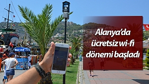 Alanya’da ücretsiz wi-fi dönemi başladı