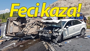 Antalya'da feci kaza: 3 ölü, 4 yaralı!