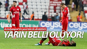 Antalyaspor'da yeni teknik direktörü yarın belli oluyor