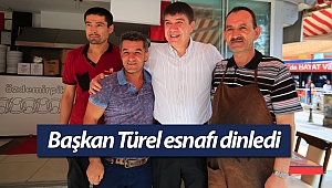Başkan Türel esnafı dinledi