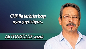  CHP ile terörist başı aynı şeyi istiyor..