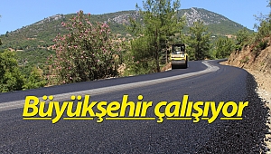 Gazipaşa’da 21 kilometrelik asfalt çalışması