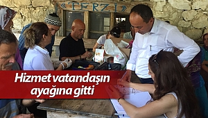 Hizmet vatandaşın ayağına gitti