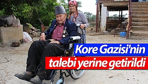 Kore Gazisi istedi Türel gerçekleştirdi