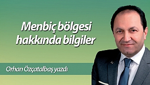  Menbiç bölgesi hakkında bilgiler