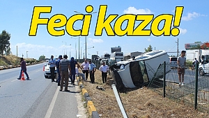 Otomobil takla attı, araç sürücüsü sinir krizi geçirdi! (Videolu)