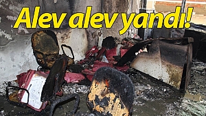 Antalya'da iş hanında yangın paniği!
