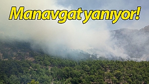 Antalya'da orman yangını!