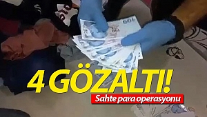 Antalya'da sahte para operasyonu: 4 gözaltı!