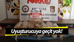 Antalya'da uyuşturucu operasyonu!