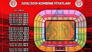 Antalyaspor'da kombine fiyatları açıklandı
