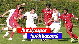 Antalyaspor farklı kazandı