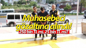 Çalıştığı iş yerinden 250 bin TL çaldığı iddia edilen muhasebeci gözaltına alındı!