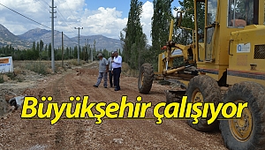 Elmalı’da asfalt hazırlığı