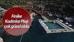 Finike Kadınlar Plajı çok güzel oldu