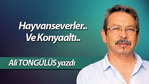 Hayvanseverler.. Ve Konyaaltı..