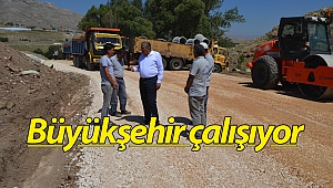 Korkuteli’nde asfalt hazırlığı