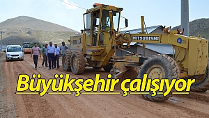 Korkuteli Söbücede asfalt hazırlığı