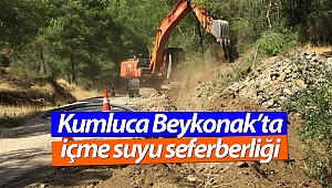 Kumluca Beykonak’ta içme suyu seferberliği