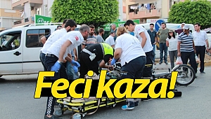 Manavgat'ta trafik kazası: 2 yaralı!
