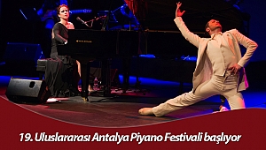 19. Uluslararası Antalya Piyano Festivali başlıyor