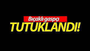 Alanya'da bıçaklı gaspçı tutuklandı!