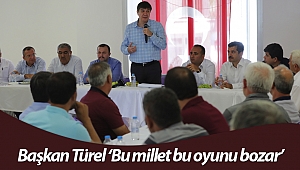 Başkan Türel Demre'de konuştu