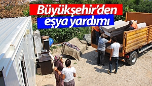 Büyükşehir'den afetzedelere yardım eli