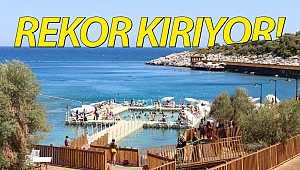Finike Kadınlar Plajı Rekor Kırıyor