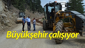 Gündoğmuş Yayla Yolu konforlu hale geliyor