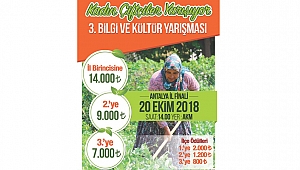  Kadın çiftçiler üçüncü kez yarışacak 