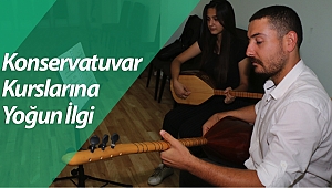 Konservatuvar kurslarına yoğun ilgi