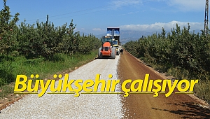 Korkuteli Ballık yolu asfaltla buluşuyor