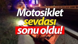 Motosiklet yine can aldı! (Videolu)
