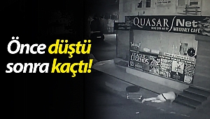 Travestinin penceresinden düştü, sekerek kalkıp kayıplara karıştı! (Videolu)