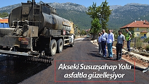 100 yıllık su sorunu tarihe karışan Susuzşahap'ın yolu da yenileniyor