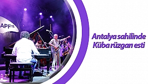  Antalya sahilinde Küba rüzgarı esti
