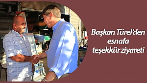 Başkan Türel’den esnafa teşekkür ziyareti