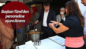 Başkan Türel’den personele aşure ikramı